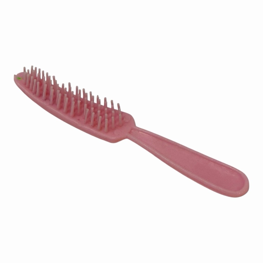 Vintage Pink Plastic Doll Hairbrush Accessory‎ Replacement Toy Brush